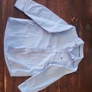 Boys Light Blue Button-Up Shirt